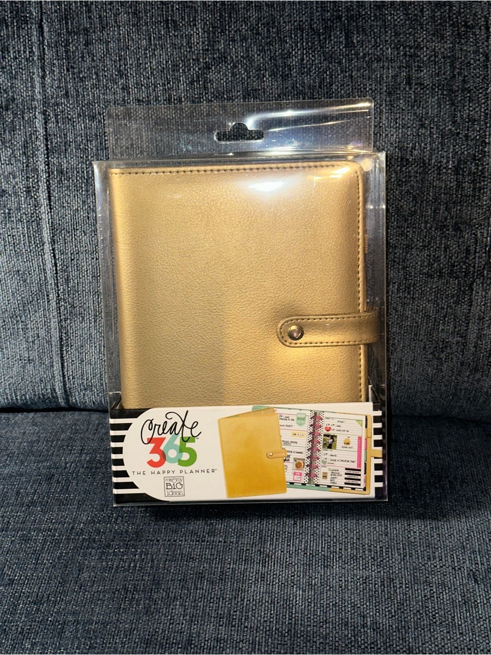 The Happy Planner Mini Gold Deluxe Planner Cover